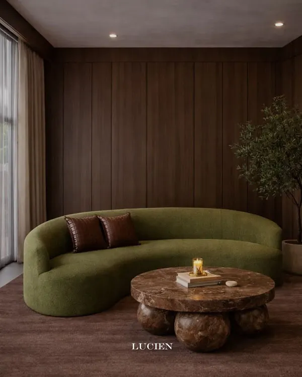 Olive Green Living Room Decor 4