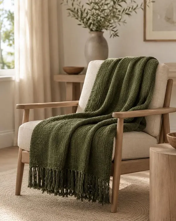 Olive Green Living Room Decor 8