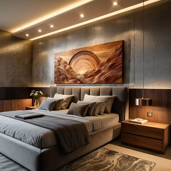 Warm and cozy bedroom decoration 3