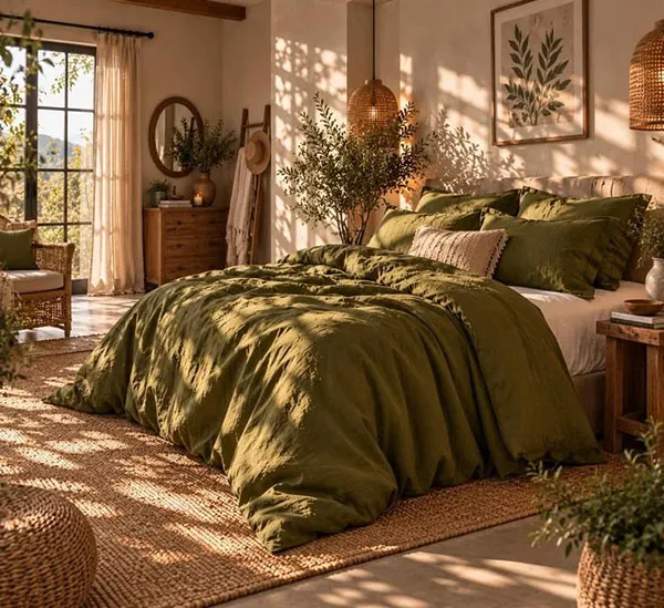 Warm and cozy bedroom decoration 6