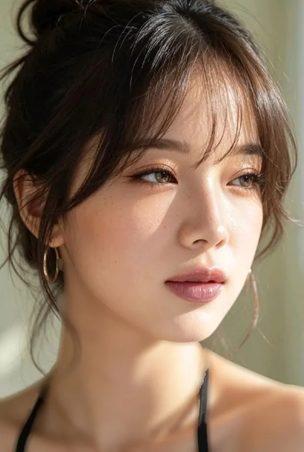 Wispy bangs hairstyle 2