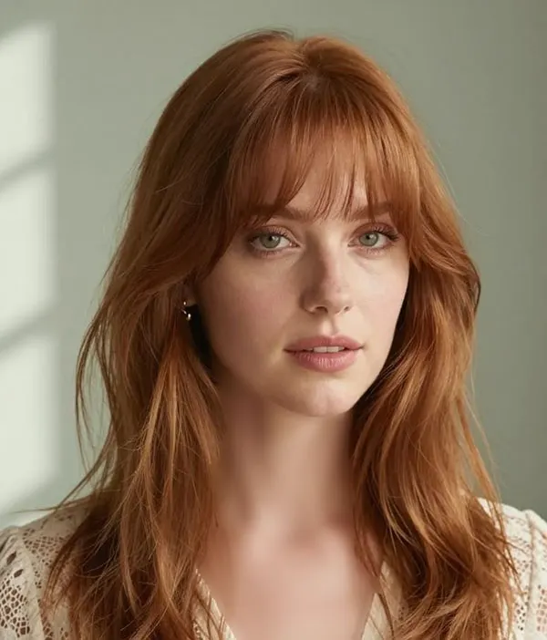 Wispy bangs hairstyle 22