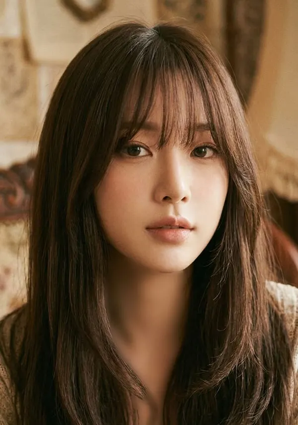 Wispy bangs hairstyle 23
