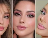 آرایش صورتی دخترانه