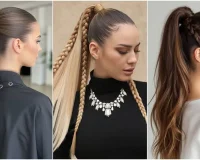 مدل مو دم اسبی بلند