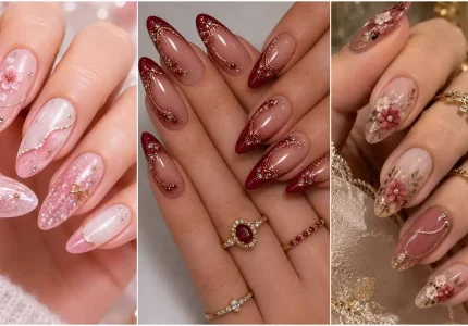 طرح ناخن برای عروسی