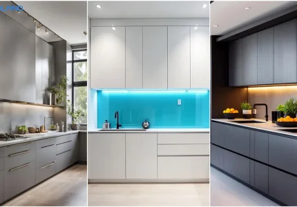 رنگ کابینت های گلاس جدید